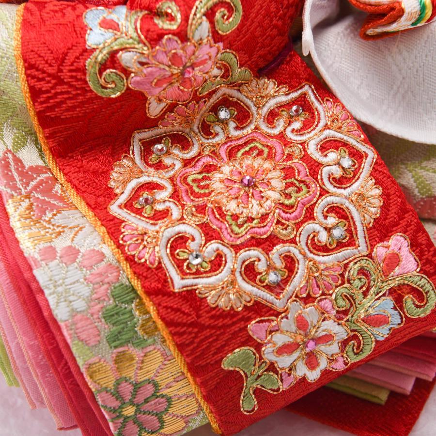 雛人形 京十二(芥子) 収納台 総刺繍華文唐草文様 小出松寿_19