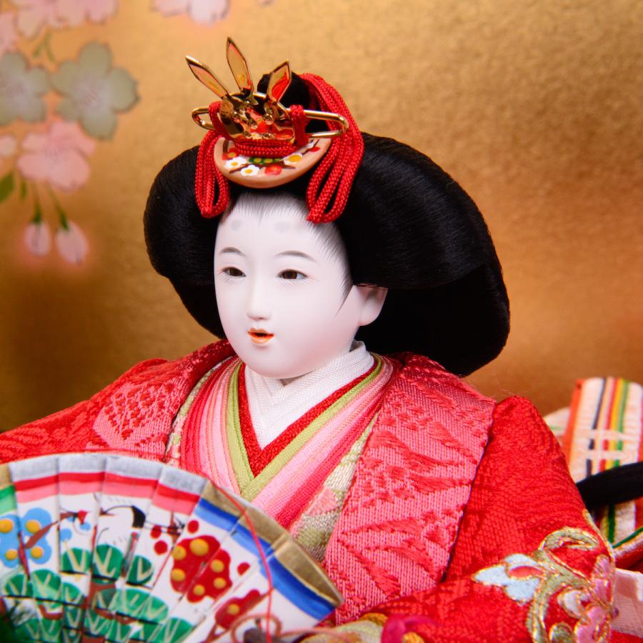 雛人形 京十二(芥子) 収納台 総刺繍華文唐草文様 小出松寿_8