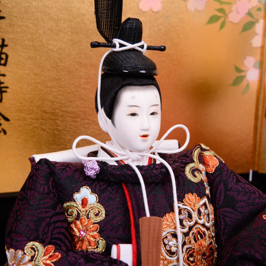 雛人形 京十二(芥子) 収納台 総刺繍華文唐草文様 小出松寿_9