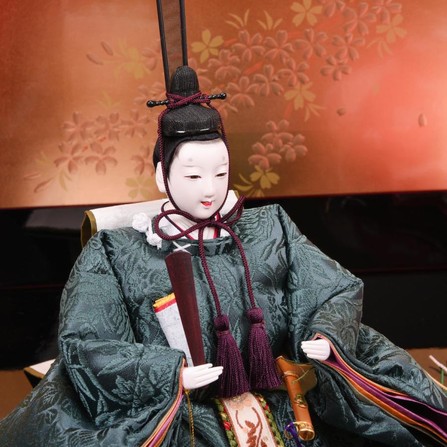 雛人形 三五 収納台 有職花草文 小宮雄峰 小倉草園 : 人形の館石倉