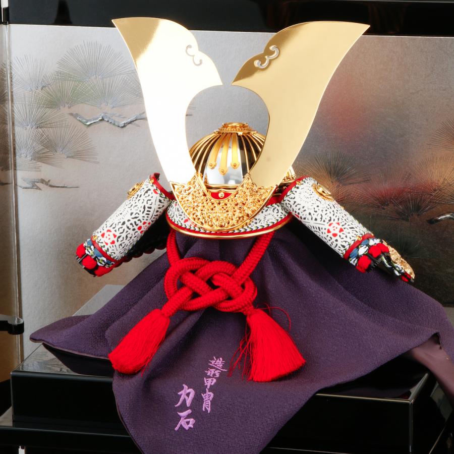 五月人形 兜飾り15号 藍裾濃御兜 造形甲冑力石 : 人形の館石倉 - 通販 