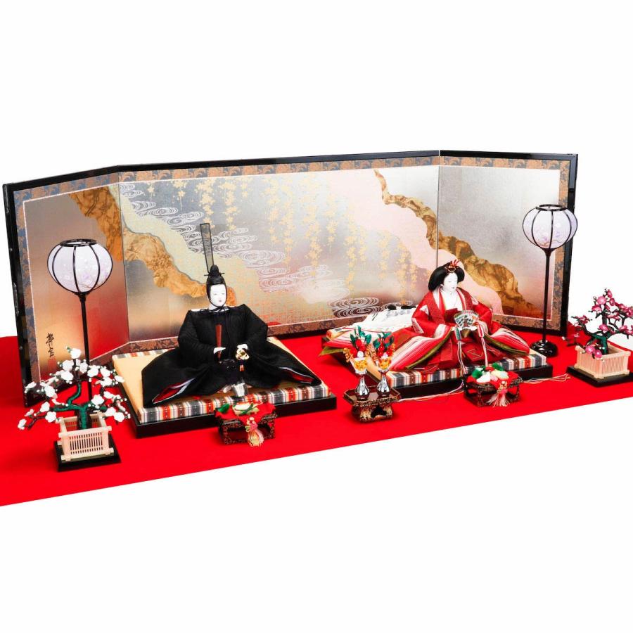 雛人形 京七 九番 親王飾り 荻野和風 清水久遊 : 人形の館石倉 - 通販