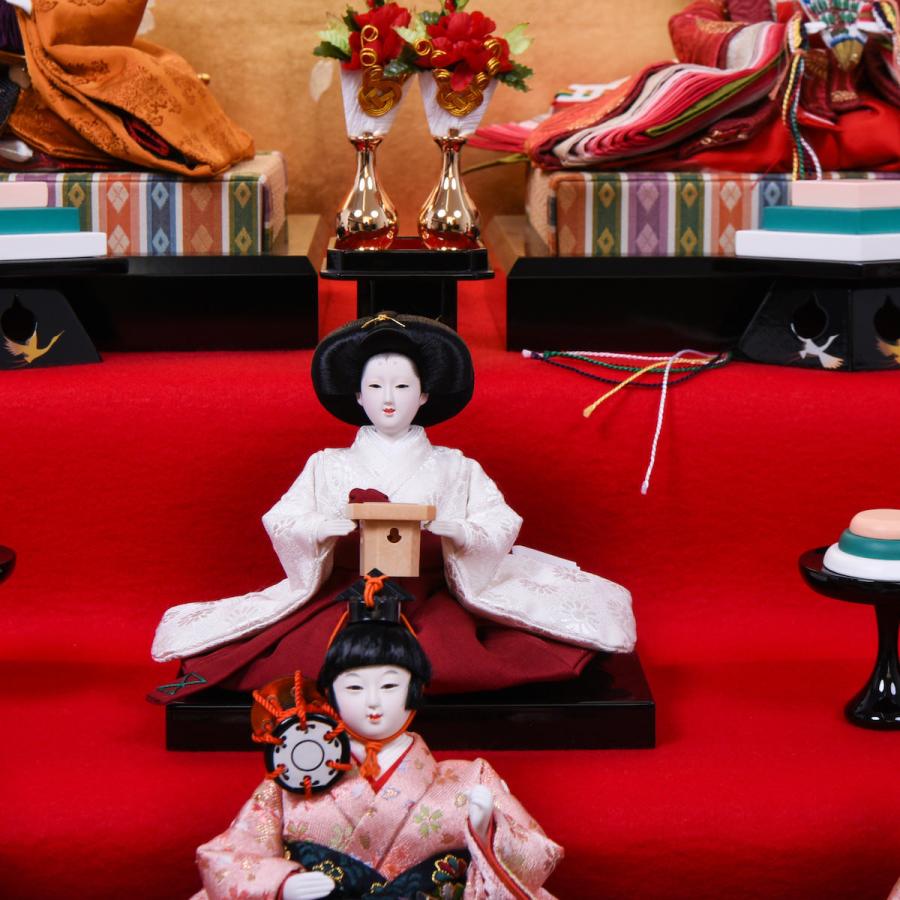 雛人形 三五親王 十五人飾り 五段飾り 清水久遊 : 人形の館石倉 - 通販