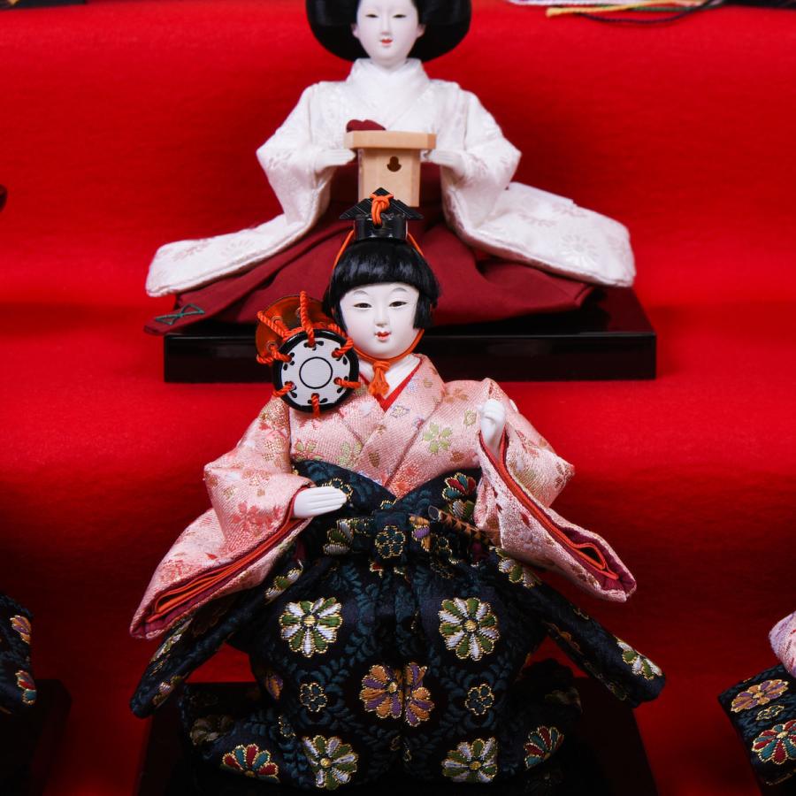 雛人形 三五親王 十五人飾り 五段飾り 清水久遊 : 人形の館石倉 - 通販