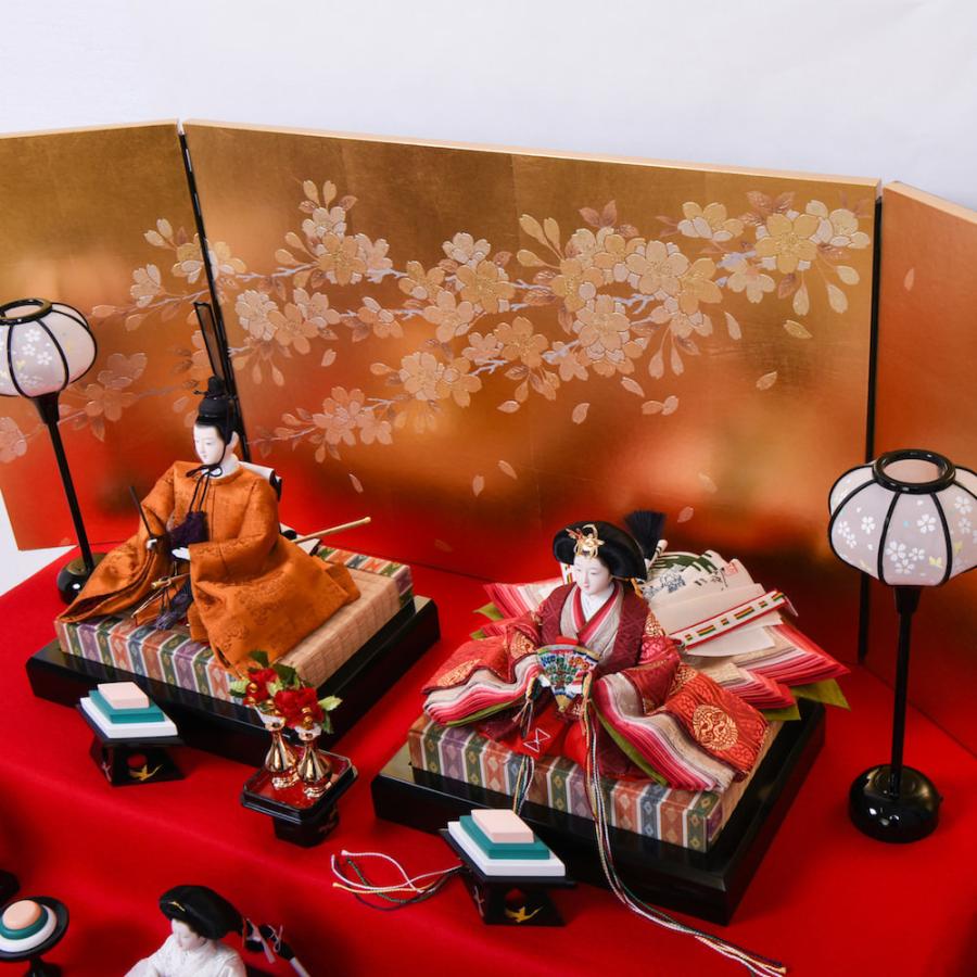 親王飾りが三段、五人飾りになるセット　雛人形☆親王飾りは付きません！☆札幌引渡 親王飾りが三段、五人飾りになるセット雛人形☆親王飾りは付きません