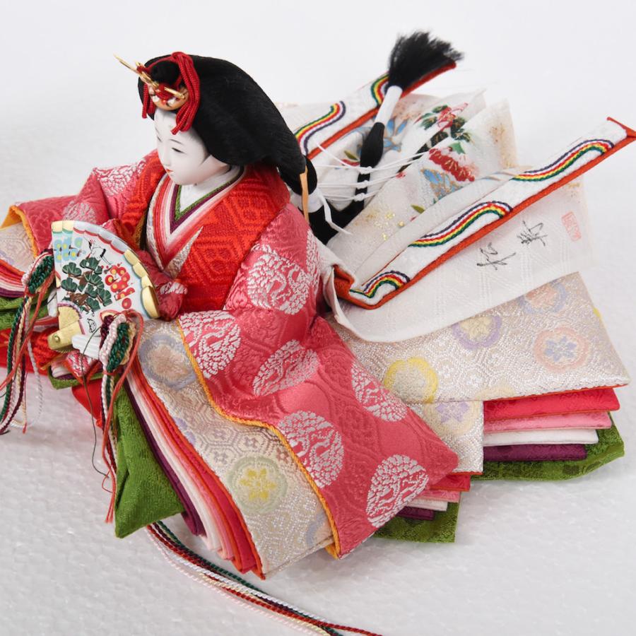 雛人形 京十二(芥子) 正絹 黄櫨染 小出松寿 ケース入り : 人形の館石倉