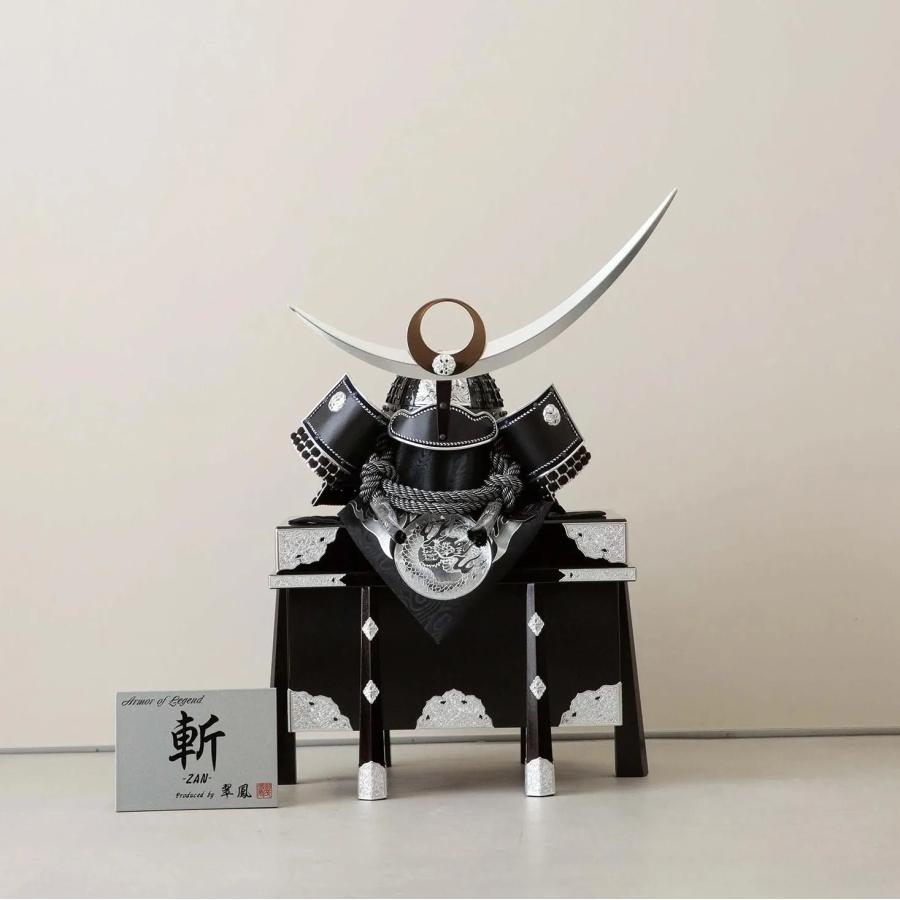 五月人形 着用兜飾り 25号 上杉謙信 兜単品 平安翠鳳作 : 人形の 五月人形 着用兜飾り 25号 上杉謙信 兜単品 平安翠鳳作 : 人形の