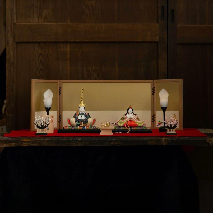 雛人形 伝統 きめこみ人形 鈴木賢一 以和喜 龍村裂 神楽鈴 : 人形の館