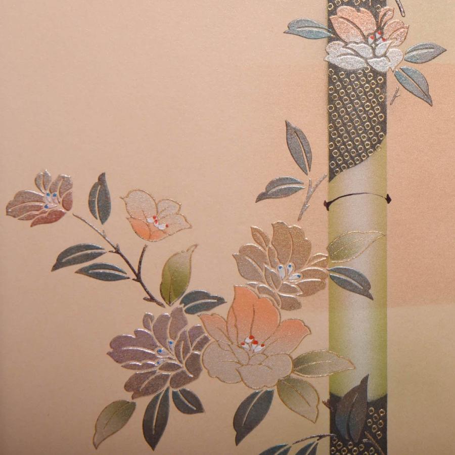 五月人形 単品屏風 25号 竹 金彩（焼桐枠 ) 【店頭展示品】 : 人形の館