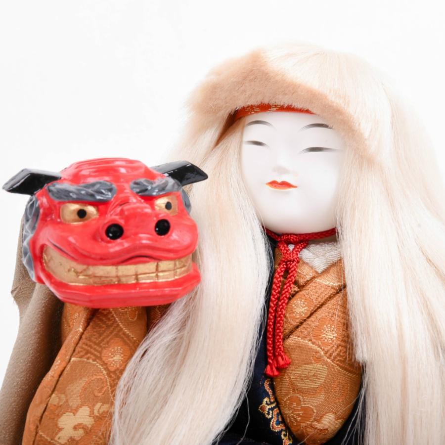 木目込人形 獅子舞 石川潤平作 アウトレット【送料無料】【展示特価品】_1