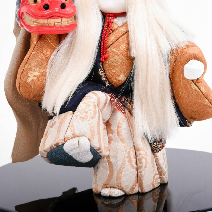 木目込人形 獅子舞 石川潤平作 アウトレット【送料無料】【展示特価品】_2