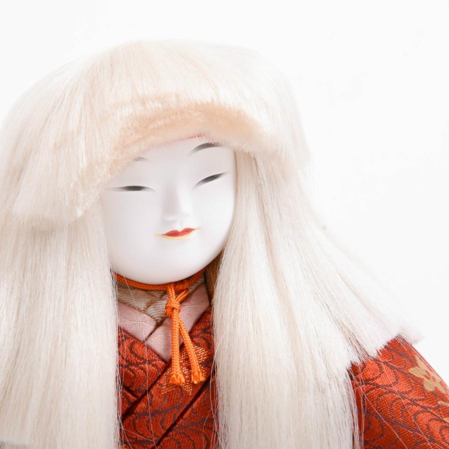 木目込人形 鏡獅子 石川潤平作 アウトレット【送料無料】【展示特価品