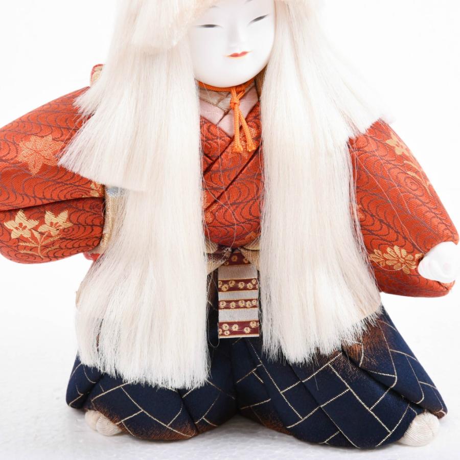 木目込人形 鏡獅子 石川潤平作 アウトレット【送料無料】【展示特価品