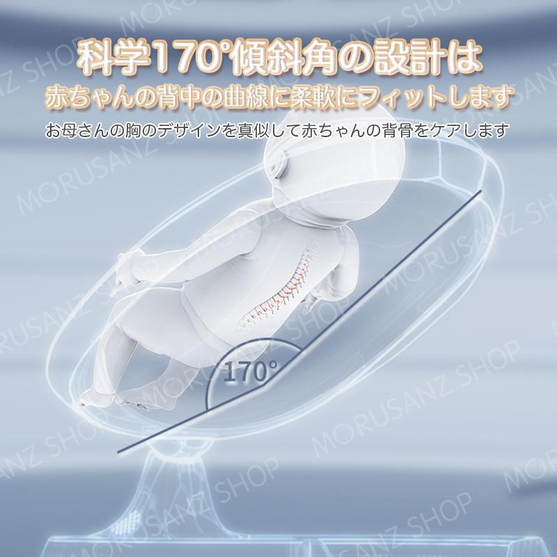 Petteebearベビー用電動バウンサー 新生児ロッキングBluetooth接続スマートフォン チェア ゆりかご ベビーチェア ベビーベッド お昼寝ベッド ベビーシート 