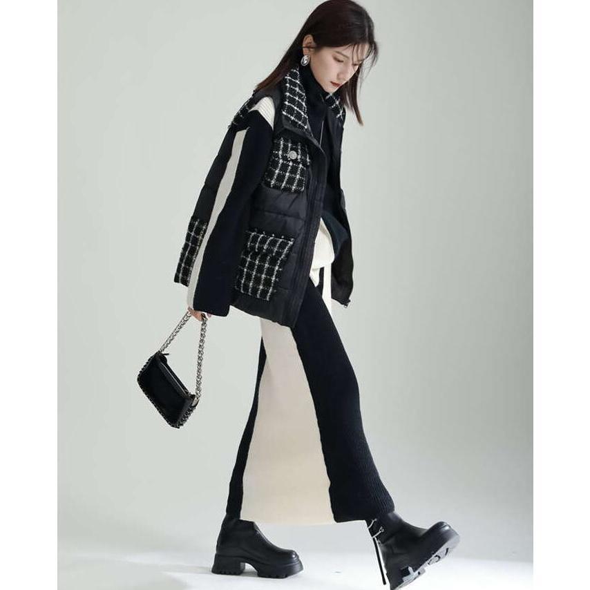 【希少品】 セットアップ レディース 秋冬 ニット ニットセーター ハイネック スカート ロングスカート きれいめ 通勤 長袖 ゆったり リブニット 厚手 タートルネック 【G1987245593】(10133円)