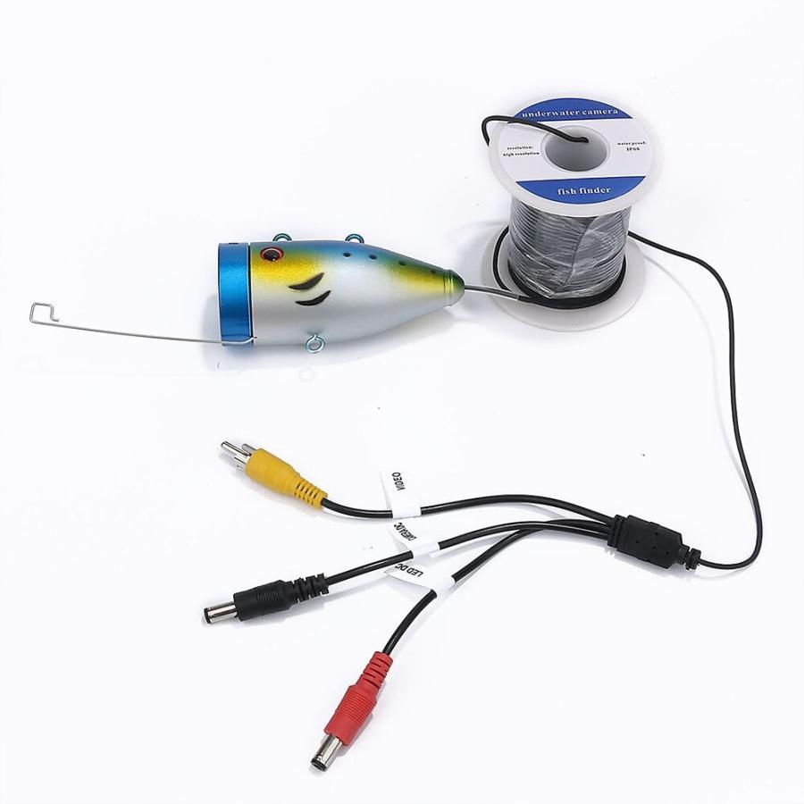 カメラ 水中カメラ 釣り アルミ製 カメラキット 赤外線/白色 LED 12灯 15mケーブル GAMWATER