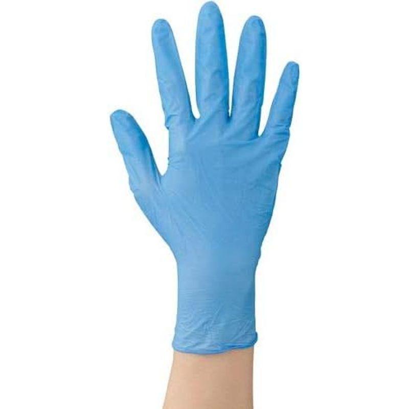 川西工業　ニトリル手袋＃２０３９　粉無　Ｌ　青　１００枚×２０箱