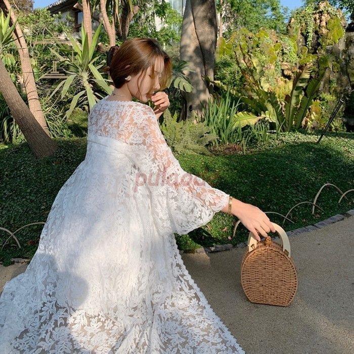 カーディガン Uvカット レディース 春夏 薄手 ニットカーディガン 白 レース 刺繍 七分袖ガウン 紫外線カット シースルー 冷房対策 ビーチウェア 透ける Gbdiupw3aj レディースファッション Havelitheyard Co Uk
