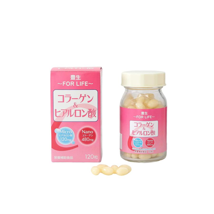 丸藤豊生 コラーゲン＆ヒアルロン酸 120粒 : hinaharu - 通販 - Yahoo