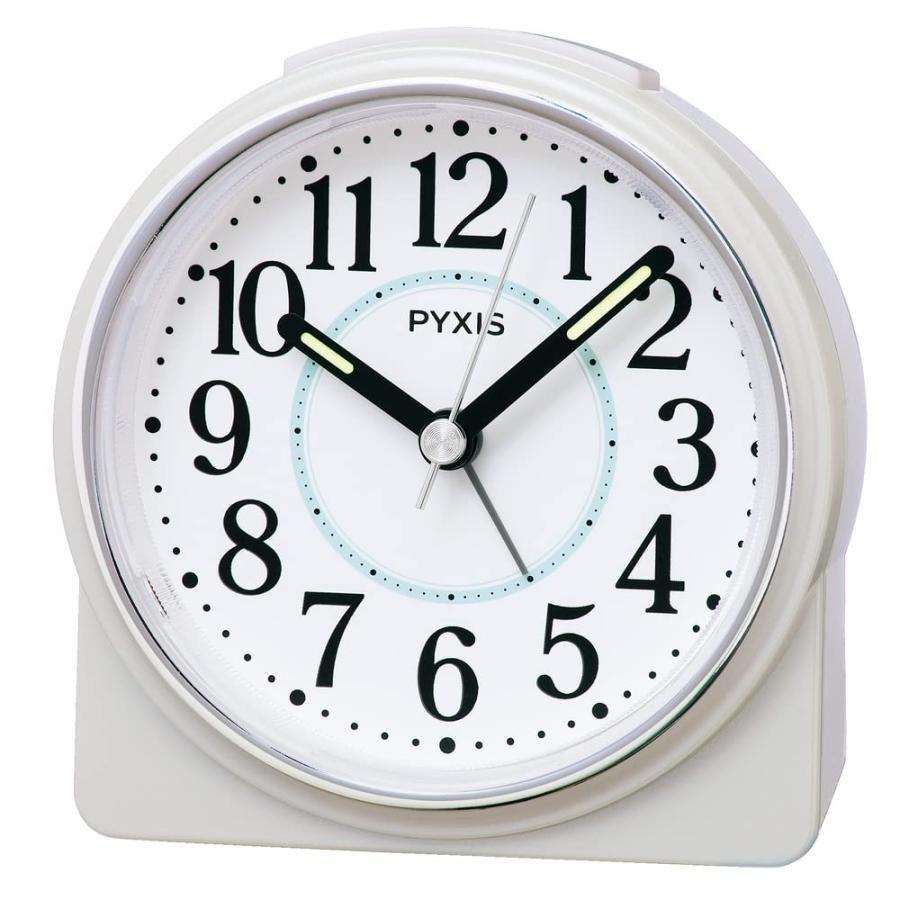セイコークロック(Seiko Clock) 目覚まし時計 置き時計 アナログ 白