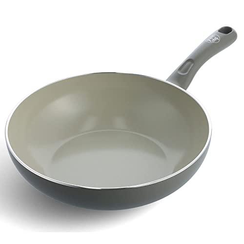 グリーンパン(Greenpan) グリーンシェフ 深型 ウォックパン 28cm IH