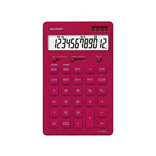 シャープ
SH-N01 シャープ(SHARP) 電卓 12桁(ナイスサイズタイプ) レッド系 EL-N802-RX