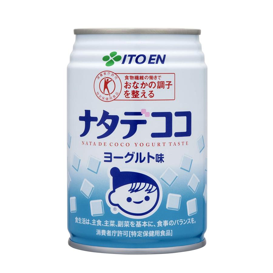 チチヤス トクホ伊藤園 ナタデココ ヨーグルト味 (缶) 280g×24本 