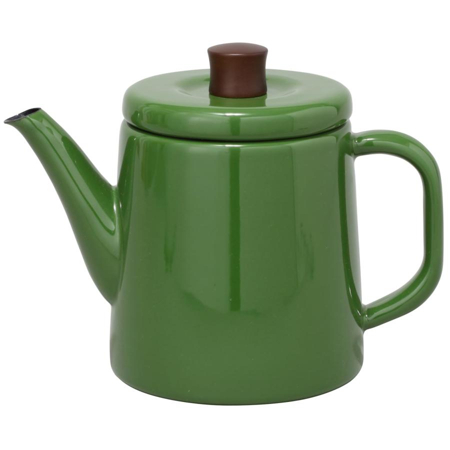 野田琺瑯(Nodahoro) ケトル 1.5L ホーロー ガス火/IH対応 日本製 ポトル グリーン PTR-1.5KG