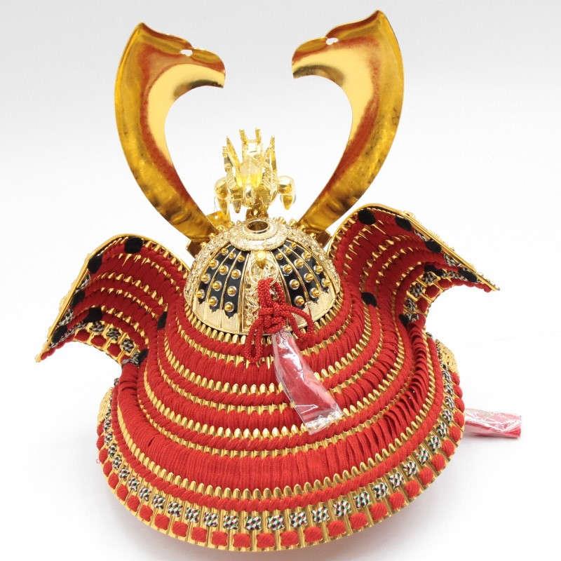 美品　五月人形　兜　高輝　中鍬　18 アクリルケース 美品五月人形兜高輝中鍬18 アクリルケース