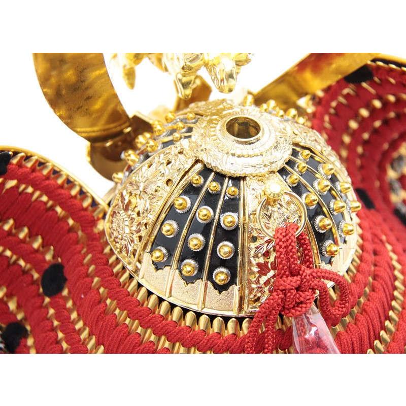 美品　五月人形　兜　高輝　中鍬　18 アクリルケース 美品五月人形兜高輝中鍬18 アクリルケース