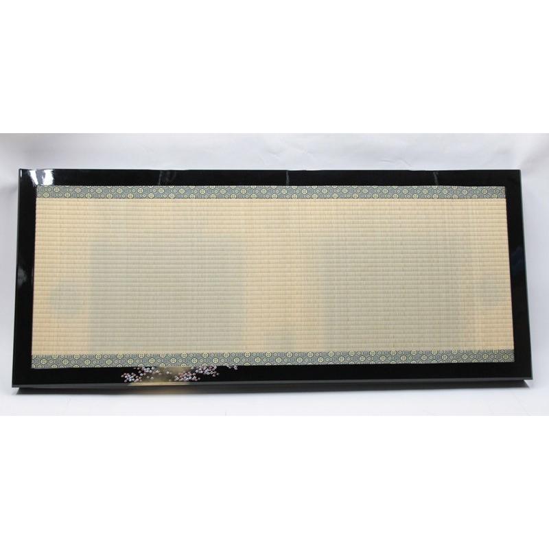 アウトレット品 雛人形 平飾台 台のみ 45号黒塗御殿台 桜吹雪畳付き