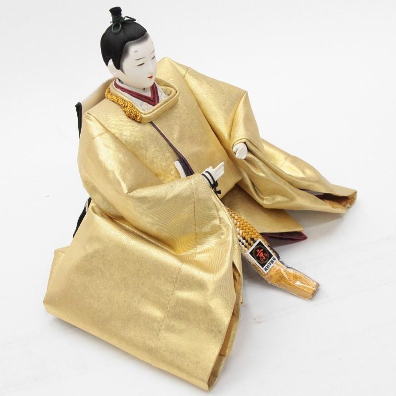 アウトレット品 雛人形親王単体 人形のみ 京八番親王 T18-8030 正絹 瀞