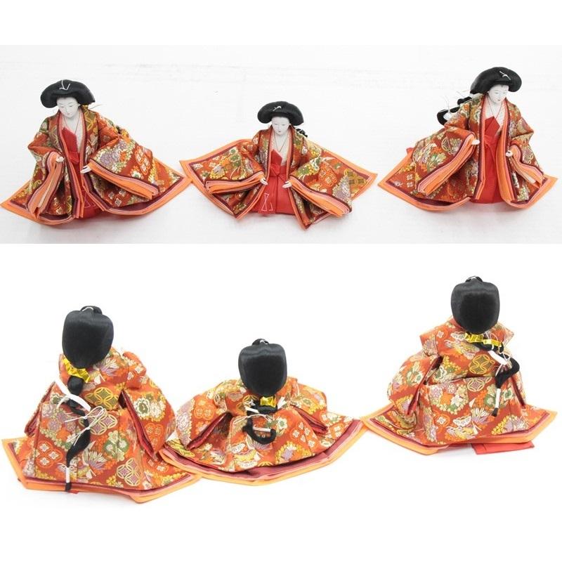 アウトレット品 雛人形三人官女単体 人形のみ 大三五官女 飾り幅120