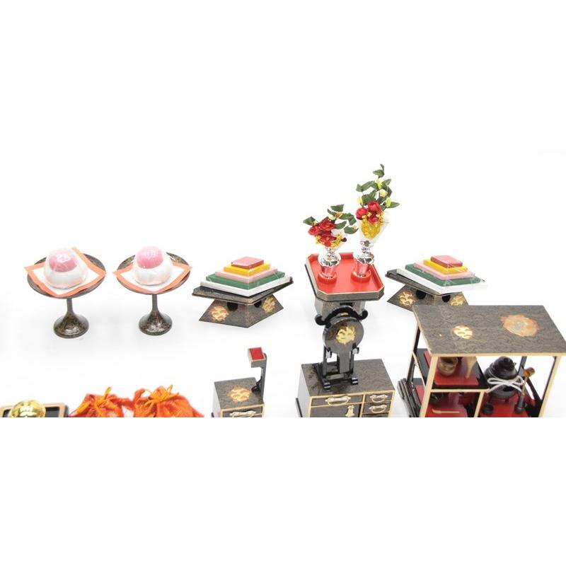 アウトレット品 雛道具お道具セット 九品 6号 お雛道具 万葉松