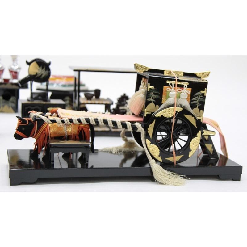 アウトレット品 雛道具お道具セット 九品 45号 お雛道具揃 山水 掛膳揃