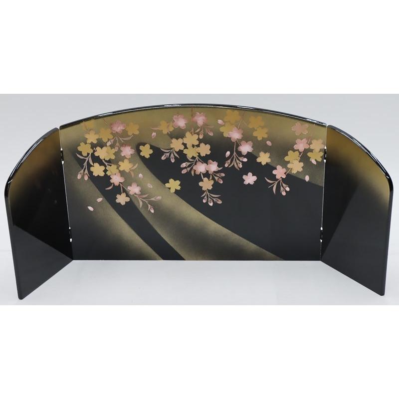 ラッピング不可】 雛人形 屏風のみ 桜 金 兜 雛人形 屏風のみ 桜 金 兜
