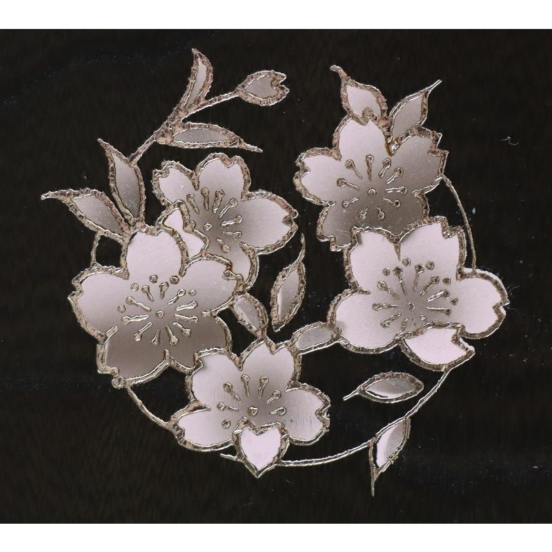 アウトレット品 雛人形三月屏風 屏風のみ 20号 二曲桜 5T-3021 二曲