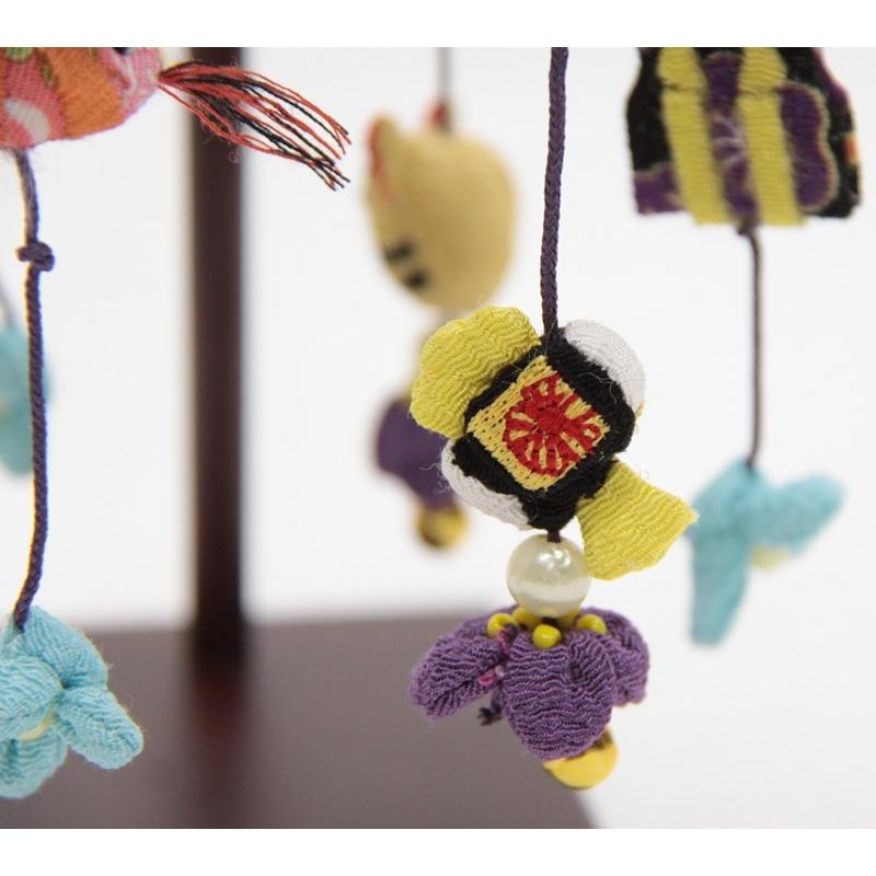 アウトレット品 五月人形吊るし飾り 卓上 花がさかざり 菖蒲 22a-ya