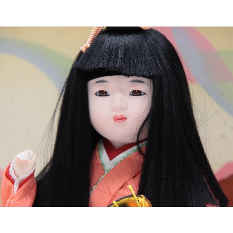 日本人形　紫苑 アウトレット品 雛人形舞踊人形 ケース人形 10号 紫苑 童人形 日本人形