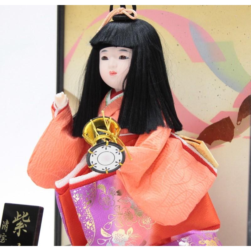 日本人形　紫苑 日本人形 紫苑