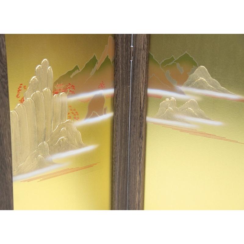 アウトレット品 五月人形五月屏風 屏風のみ 25号 5420-37-031 焼桐盛上