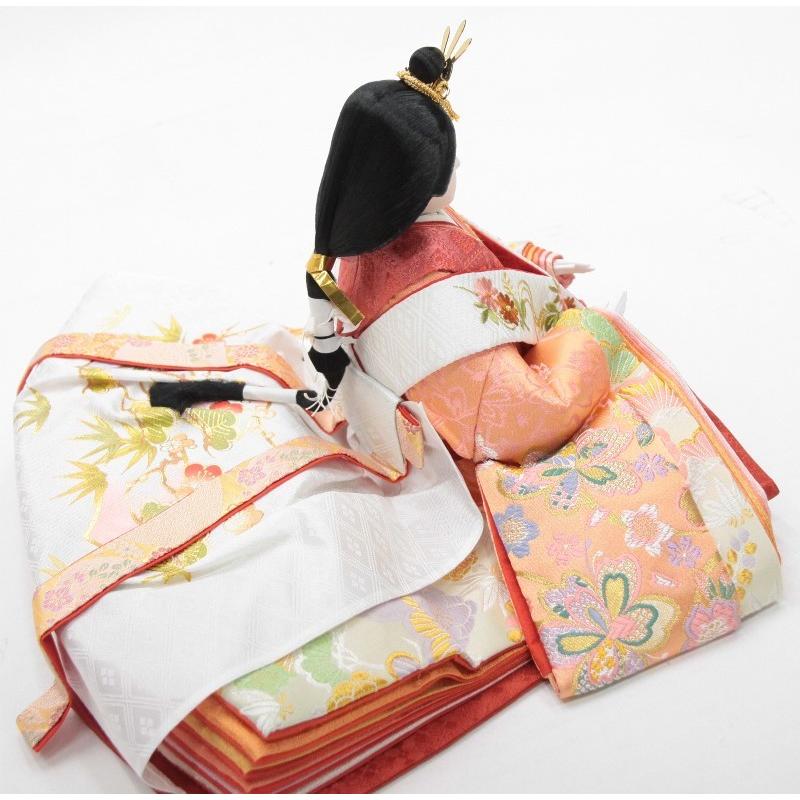アウトレット品 雛人形親王単品 人形のみ 7番 金襴406 親王台付き