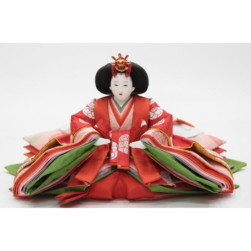 アウトレット品 雛人形親王単品 人形のみ 京九番 松寿作 貴船 黄櫨染