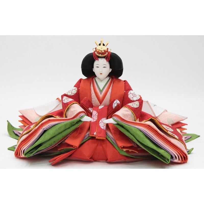 アウトレット品 雛人形親王単品 人形のみ 京七番 松寿作 貴船 黄櫨染