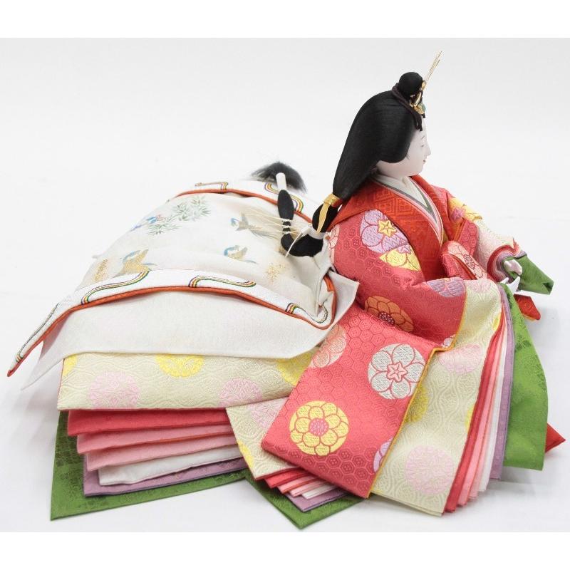 アウトレット品 雛人形親王単品 人形のみ 京七番 松寿作 高雄 黄櫨染 親王台付き 183to207122a-ya-2943_14