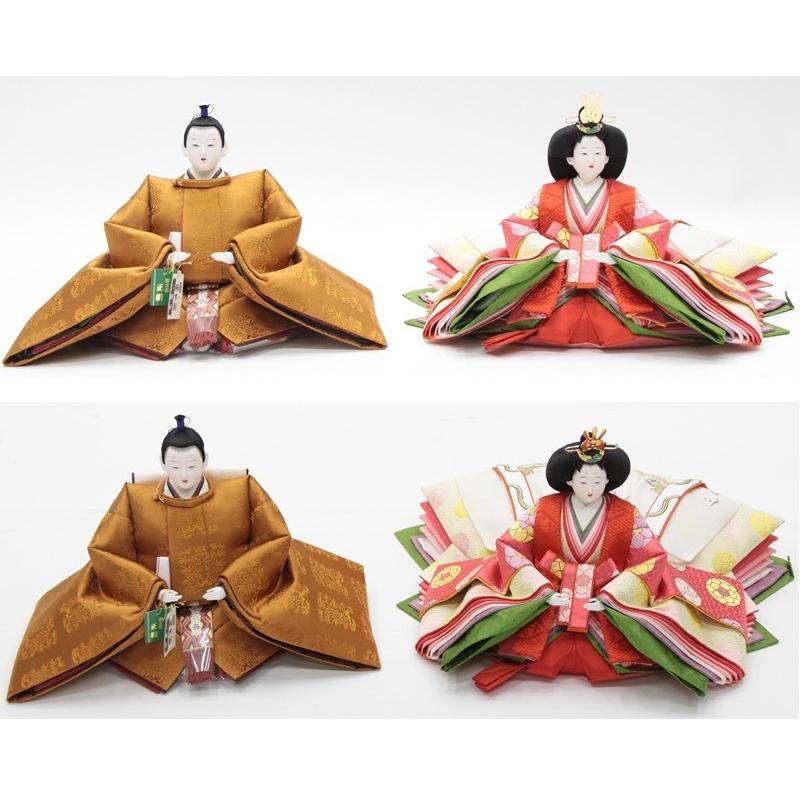 雛人形　松寿作　親王飾り アウトレット品 雛人形親王単品 人形のみ 京七番 松寿作 高雄 黄櫨染
