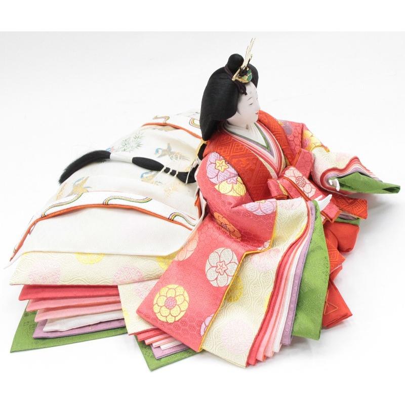 アウトレット品 雛人形親王単品 人形のみ 京七番 松寿作 高雄 黄櫨染 親王台付き 183to207122a-ya-2943_4