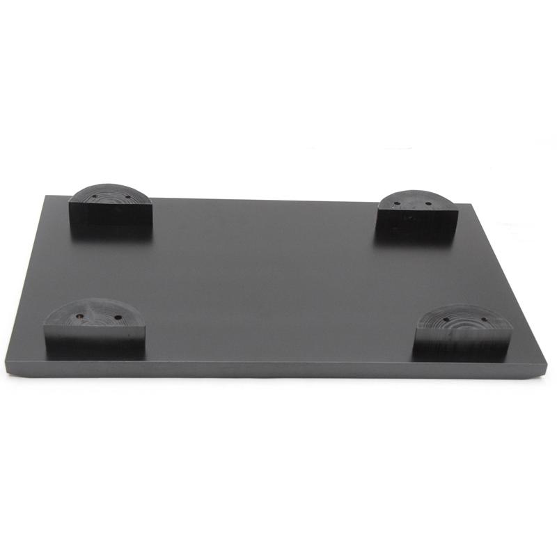 アウトレット品 雛人形/五月人形平飾台 台のみ 25号 欅ツキ板飾台 黒塗