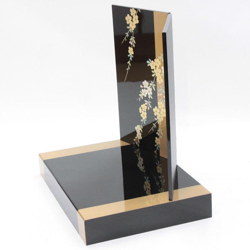 アウトレット品 雛人形平飾台 屏風・台セット 58cm 黒塗金色帯 アウトレット品 雛人形平飾台 屏風・台セット 58cm 黒塗金色帯