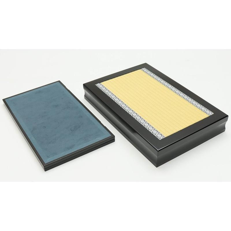平飾り台 屏風 大型 新品未使用品 たたみ台 100センチ アウトレット品 屏風台 台屏風セット 黒檀塗畳台 屏風付 23a-ya-0697
